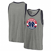 Washington Wizards Team Essential Tri-Blend Tank Top - Heather Gray,baseball caps,new era cap wholesale,wholesale hats